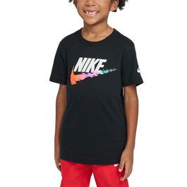 T shirt à manches courtes Enfant Nike Brandmark Swoosh Noir XL