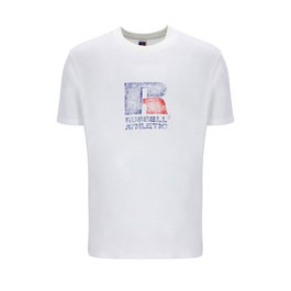 T-shirt à manches courtes homme Russell Athletic Emt E36201 Blanc