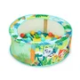 Bright Starts Piscine à balles pliable pour bébé Rowdy Rainforest avec 20 balles, sac de transport inclus (80 cm de diamètre)