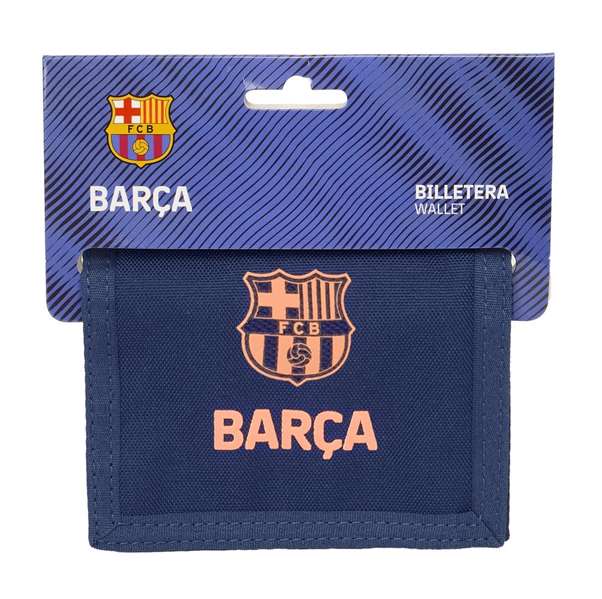 Safta Portefeuille pour supporter avec blason FC Barcelone deuxième équipement, dimensions 12.5 x 9.5 x 1 cm Safta Portefeuille pour supporter avec blason FC Barcelone deuxième équipement, dimensions 12.5 x 9.5 x 1 cm