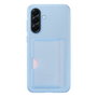 Samsung Coque avec porte-cartes pour Galaxy A56 5G - Bleu