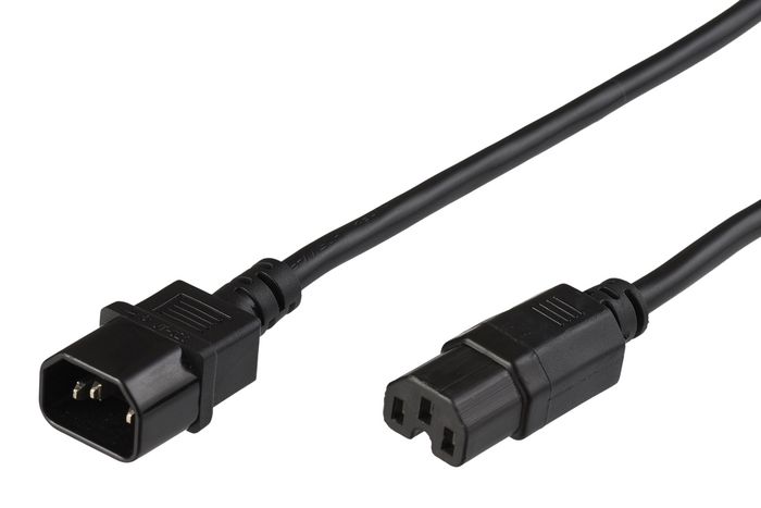 MicroConnect Cordon d'alimentation IEC C14 vers C15 0.5 m - Pour serveurs, ordinateurs et équipements réseau MicroConnect Cordon d'alimentation IEC C14 vers C15 0.5 m - Pour serveurs, ordinateurs et équipements réseau