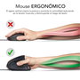 Souris Optique Ergonomique Subblim SUBMO-EDGVU01 Noir 1600 dpi