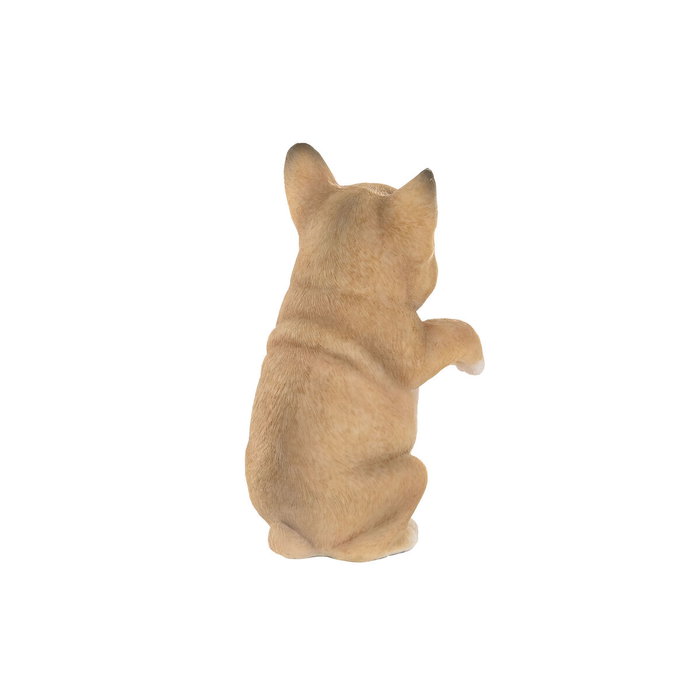 Home ESPRIT Figurine Décorative Blanc Marron (Lot de 4)
