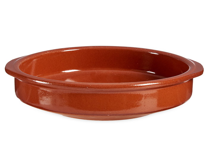 La Dehesa Cazuela Ronde 24 cm, Terre Réfractaire, Couleur Miel (Set de 10)