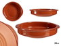La Dehesa Cazuela Ronde 24 cm, Terre Réfractaire, Couleur Miel (Set de 10)