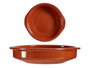 La Dehesa Cazuela Ronde 24 cm, Terre Réfractaire, Couleur Miel (Set de 10)
