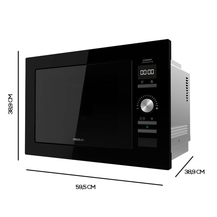 Cecotec GrandHeat 2590 Built-In Black Noir 25 L Cecotec GrandHeat 2590 Built-In Black Noir 25 L