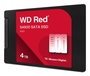 Western Digital WD Red SA500 SATA SSD NAS 2.5" 4 To - Disque SSD interne conçu pour un usage NAS 24/7, connectique SATA