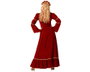 Déguisement Reine Médiévale Rouge avec Robe et Diadème Femme Adulte XL