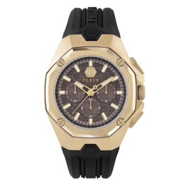Philipp Plein PWTBA0423 - Montre Homme Dorée et Noire