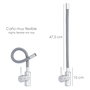 ORYX Mitigeur de cuisine monocommande avec bec flexible haut