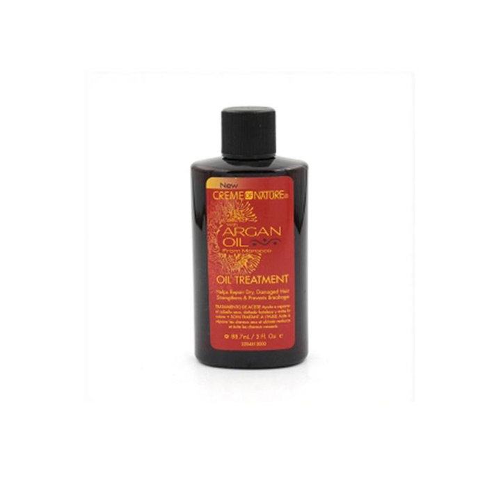 Creme Of Nature Traitement à l'huile d'argan réparateur et anti-cassant pour cheveux secs et abîmés - 88.7 mL Creme Of Nature Traitement à l'huile d'argan réparateur et anti-cassant pour cheveux secs et abîmés - 88.7 mL