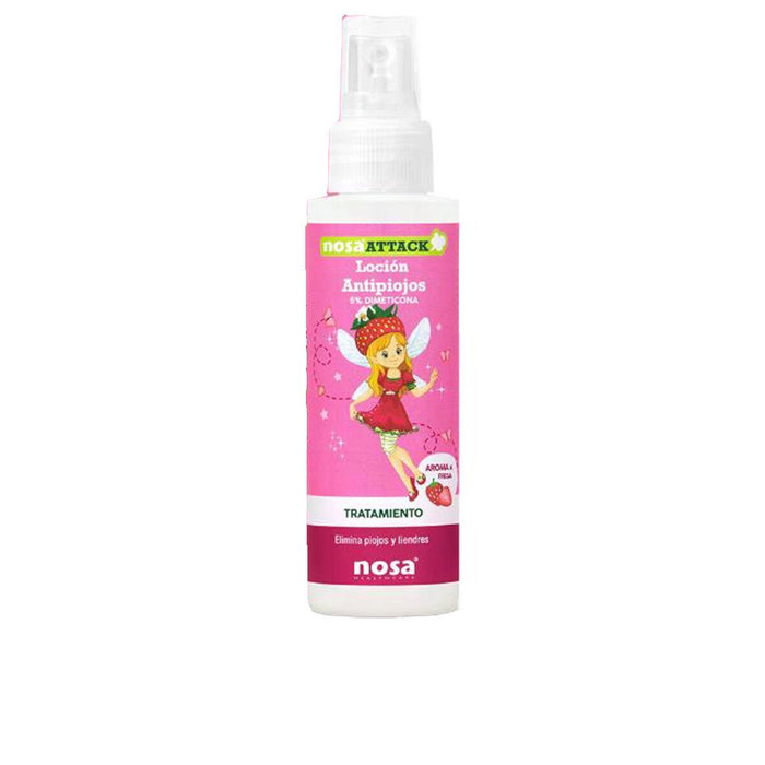 Nosa Healthcare Lotion Anti-poux ATTACK Fraise 100 ml Nosa Healthcare Lotion Anti-poux ATTACK Fraise 100 ml
