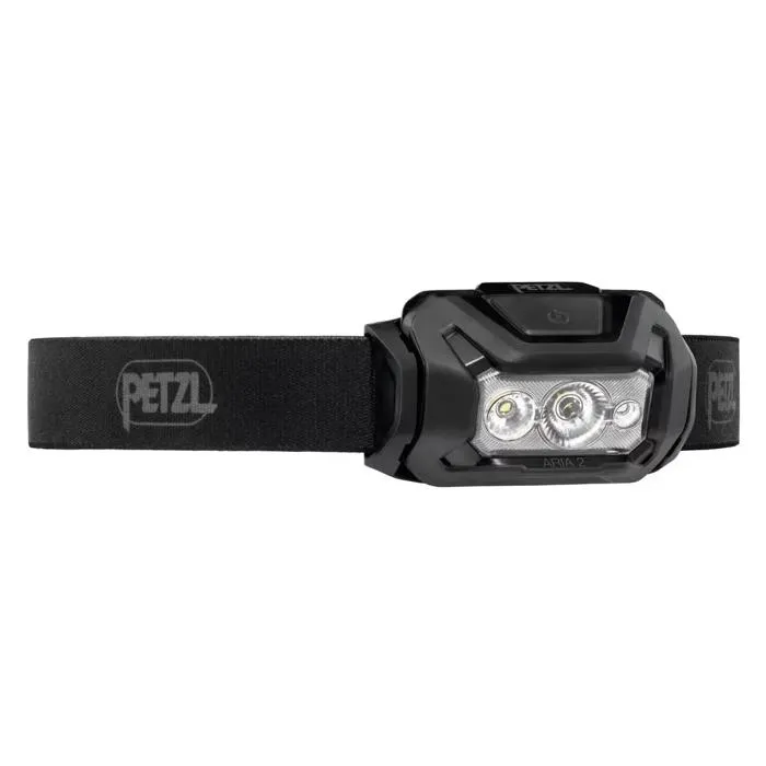 Petzl ARIA 2 RGB Lampe Frontale 475 Lumens Portée 100 m Autonomie 100 h Piles AAA/LR03 Petzl ARIA 2 RGB Lampe Frontale 475 Lumens Portée 100 m Autonomie 100 h Piles AAA/LR03