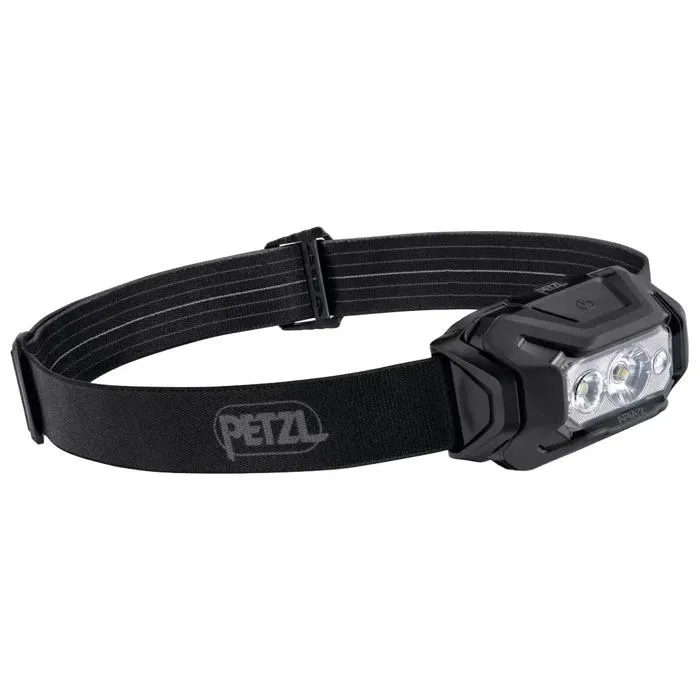 Petzl ARIA 2 RGB Lampe Frontale 475 Lumens Portée 100 m Autonomie 100 h Piles AAA/LR03 Petzl ARIA 2 RGB Lampe Frontale 475 Lumens Portée 100 m Autonomie 100 h Piles AAA/LR03