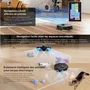 Eureka J12 Ultra - Robot Aspirateur Laveur avec Station Automatique de Vidange, Séchage et Recharge, IA DuoDetect 3D, Navigation LiDAR, Autonomie 180 Min - Blanc