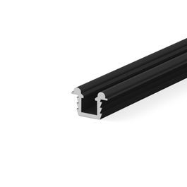 HERRAJES ALK Guía Superior/Inferior Diago 3M Aluminium pour Portes et Systèmes Coulissants/Pivotants Finition Noir Mate