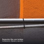 Hantums Sachet de 100 colliers de serrage 43x9,8mm Noir