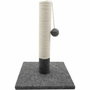 Tyrol Poteau griffoir simple Gris et blanc 42cm