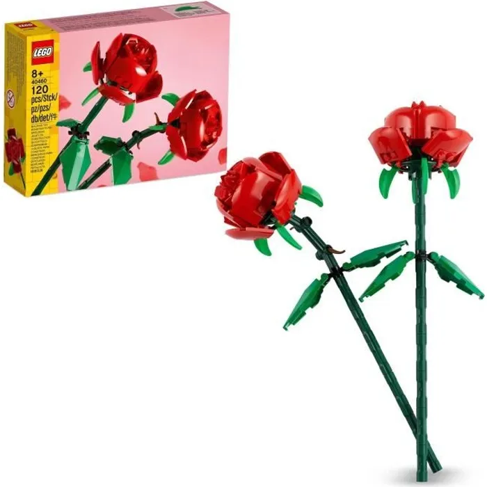 LEGO 40460 Creator Rosas Set de Fleurs Artificielles pour Enfants 8 Ans et Plus, Décoration Maison LEGO 40460 Creator Rosas Set de Fleurs Artificielles pour Enfants 8 Ans et Plus, Décoration Maison