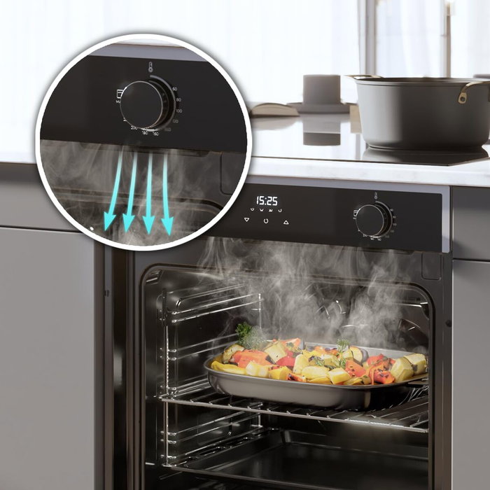 Cecotec Four Multifonction Intégrable Bolero Hexa M226000 72L 2800W Noir A Cecotec Four Multifonction Intégrable Bolero Hexa M226000 72L 2800W Noir A