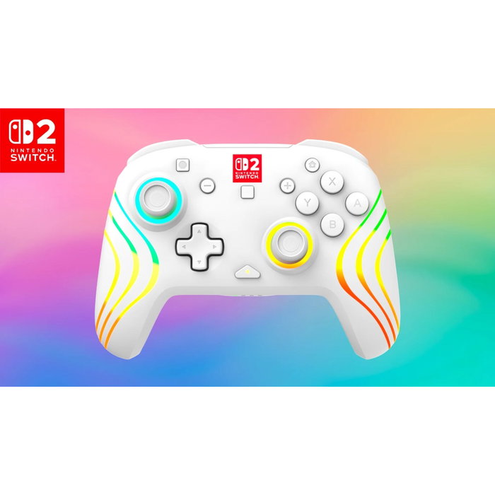 Turtle Beach Afterglow Wave Manette Gaming sans fil RGB - Blanc Turtle Beach Afterglow Wave Manette Gaming sans fil RGB - Blanc