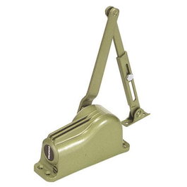 TELESCO Ferme-porte hydraulique avec reteneur fixe, couleur Or