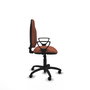 PIQUERAS Y CRESPO Chaise de bureau Algarra, tissu marron, mécanisme contact permanent