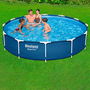 Bestway 56681 Piscine Rigide Adulte avec Filtre 366x76 cm Jardin