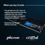 Crucial Kit Mémoire DDR5 32 Go (2x16 Go) 4800 MT/s CL40 UDIMM 1.1V - Mémoire PC Bureau