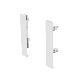 HERRAJES ALK Jeu de fixation frontale QUBE H185 blanc