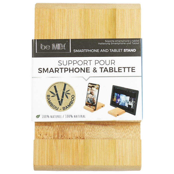 Be Mix Support Mobile et Tablette en Bambou Be Mix Support Mobile et Tablette en Bambou