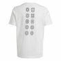 T shirt à manches courtes Adidas EURO 24 Blanc