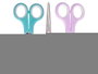 Pincello Ciseaux Moyens Assortis Couleurs Violet Rose Vert 9x21x1 cm (Set de 24)