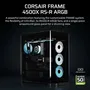 Corsair FRAME 4500X RS-R ARGB - Boîtier PC Moyen-Tour en verre trempé - Support 2 radiateurs 360 mm - 10 ventilateurs - Noir