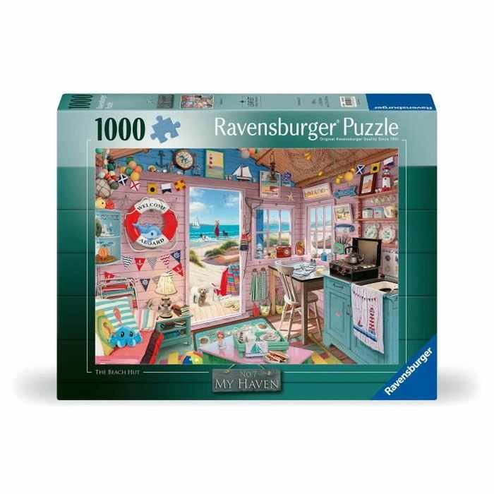 Ravensburger Puzzle Cabanon de la plage 1000 pièces Ravensburger Puzzle Cabanon de la plage 1000 pièces