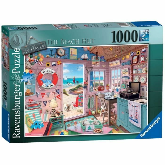 Ravensburger Puzzle Cabanon de la plage 1000 pièces Ravensburger Puzzle Cabanon de la plage 1000 pièces