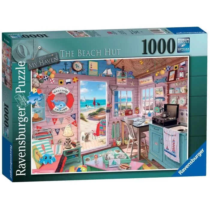 Ravensburger Puzzle 1000 pièces - Cabanon de la plage