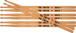 Vic Firth Baquetas VF American Classic® Terra 7A (Pack 4)