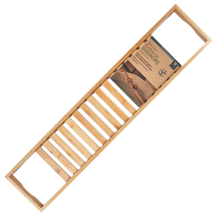 Cosmetic Club Support-étagère de baignoire en bambú Cosmetic Club Support-étagère de baignoire en bambú
