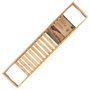 Cosmetic Club Support-étagère de baignoire en bambú