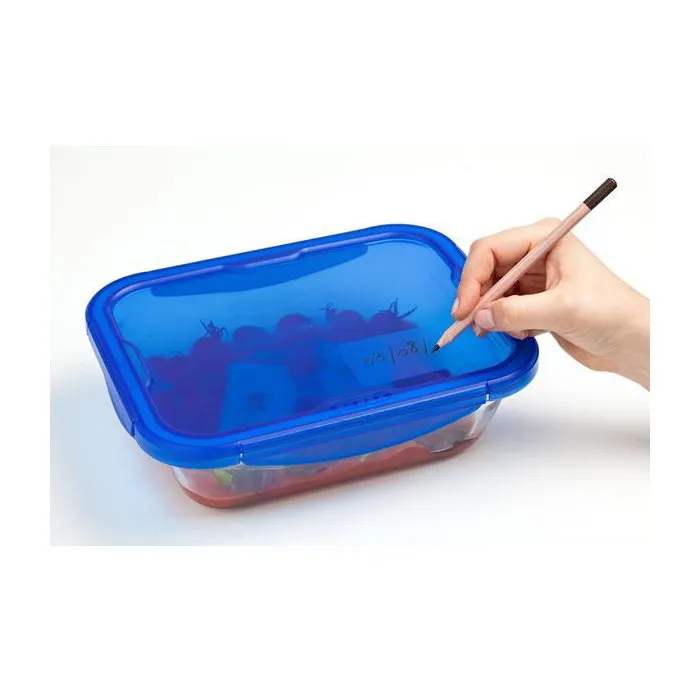Pyrex Lot de 3 boîtes de conservation rectangulaires Cook & Go en verre borosilicate avec couvercles étanches