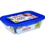 Pyrex Lot de 3 boîtes de conservation rectangulaires Cook & Go en verre borosilicate avec couvercles étanches