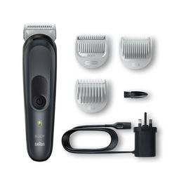 Braun BG3340 Rasoir électrique sans fil noir - Tondeuse pour barbe et cheveux