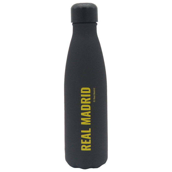 CYP BRANDS Gourde isotherme en acier inoxidable 500ml avec logo Real Madrid, maintient chaud 12h et froid 24h sans BPA, bouchon étanche