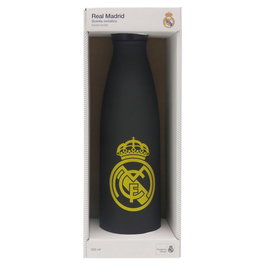 CYP BRANDS Gourde isotherme en acier inoxidable 500ml avec logo Real Madrid, maintient chaud 12h et froid 24h sans BPA, bouchon étanche