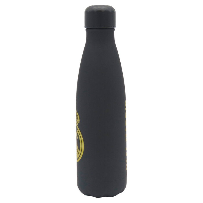 CYP BRANDS Gourde isotherme en acier inoxidable 500ml avec logo Real Madrid, maintient chaud 12h et froid 24h sans BPA, bouchon étanche