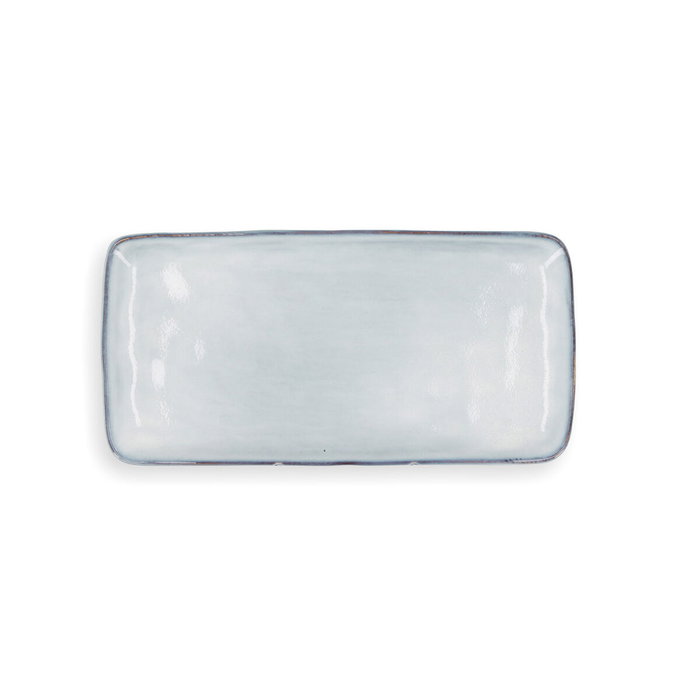 Quid Bandeja Rectangular Boreal Cerámica 28x14 cm (4 Unidades)
