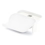 Q&Q Roue de meuble Aladin, épaisseur 30 mm, blanc avec frein - Compatible mobilier enfant et jeunesse